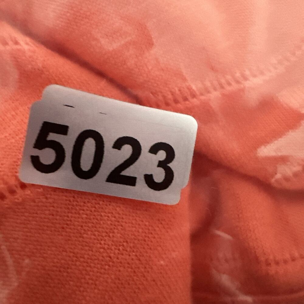 Soft Surroundings Tee Shirt Top Womens Large Orange Salmon Textured - Picture 12 of 12